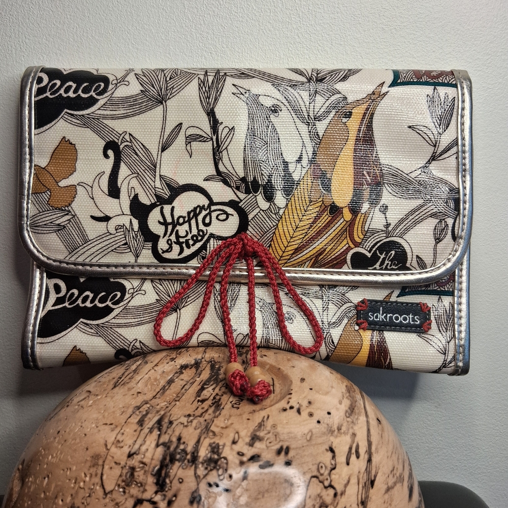 Sakroots Makeup / Jewelry Organizer - Peace Print